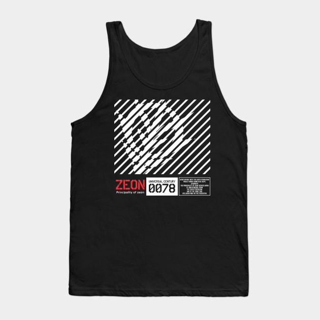 ZEON stripes Tank Top by don_kuma